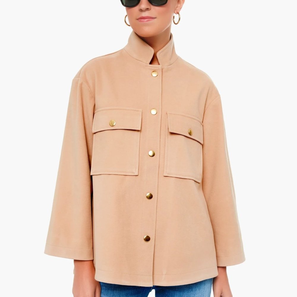 Tuckernuck Camel Marant Shirt Jacket NEW Small S NWT